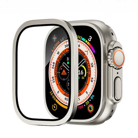 Aluminum Alloy Frame Tempered Film For Apple Watch