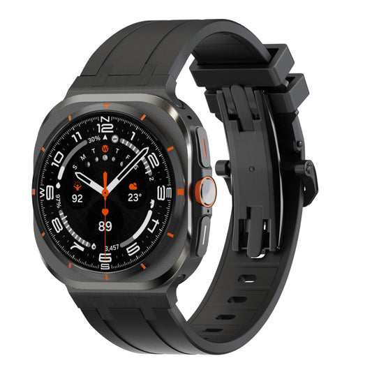 Luxury AP Butterfly Buckle Silicone Band For Galaxy Watch 20mm