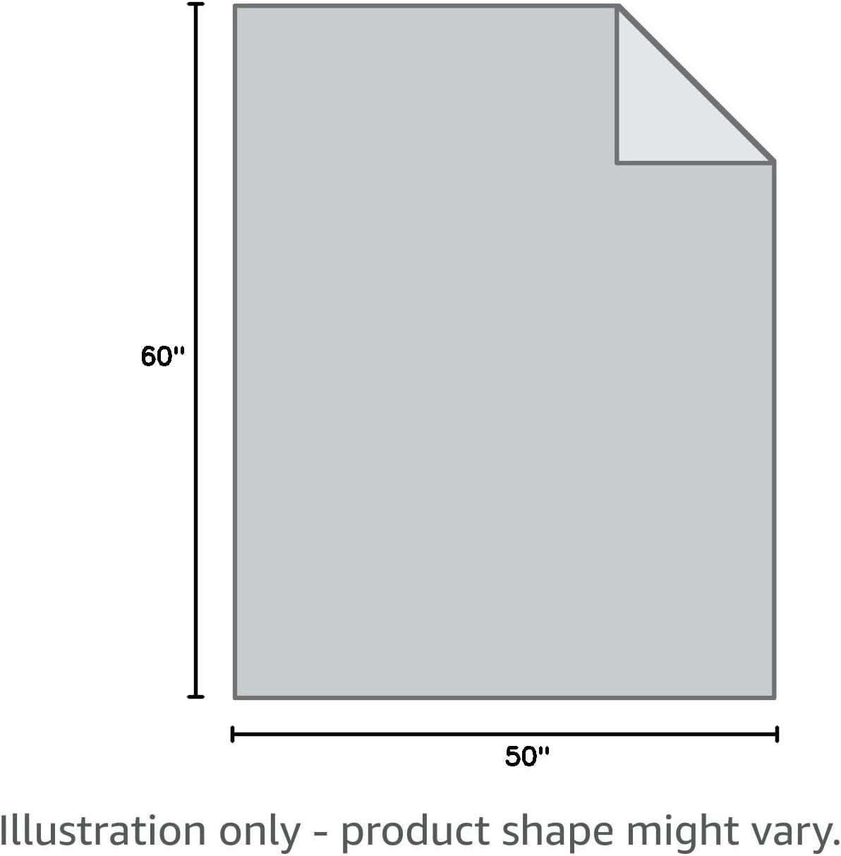 Soft Fleece Throw Blanket 50x60 – Lightweight Cozy Bed Couch Sofa Blanket for All Seasons