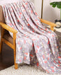 Soft Fleece Throw Blanket 50x60 – Lightweight Cozy Bed Couch Sofa Blanket for All Seasons