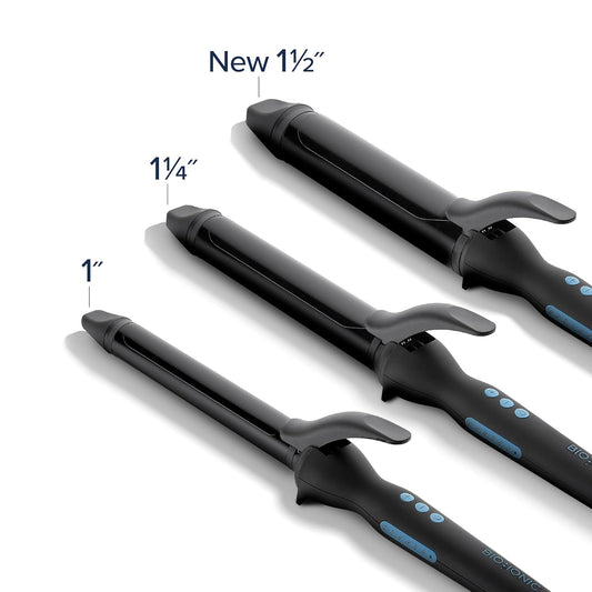 Bio Ionic Long Barrel Styler, Curling Iron with Moisture Heat Technology & NanoIonic MX