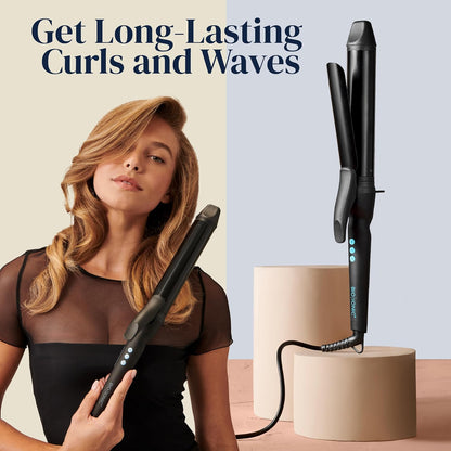 Bio Ionic Long Barrel Styler, Curling Iron with Moisture Heat Technology & NanoIonic MX