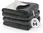 Sunbeam Royal Luxe Sherpa Night Fog Heated Blanket - Twin