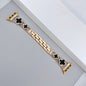 Bling Diamond Clover Bands for Women - Lucky, Cute & Sparkle Dressy Metal Bracelet Strap for Apple Watch