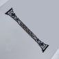 Bling Diamond Clover Bands for Women - Lucky, Cute & Sparkle Dressy Metal Bracelet Strap for Apple Watch