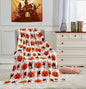 Soft Fleece Throw Blanket 50x60 – Lightweight Cozy Bed Couch Sofa Blanket for All Seasons