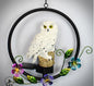Enchanted Garden Solar Owl Light