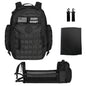 Phil & Jack Dad Diaper Bag Backpack, Baby Diaper Bag with Changing Station, Tactical Military Style, Womens Mens Diaper Bag (Black)